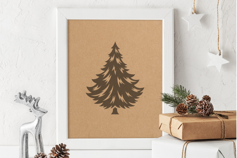 christmas-tree-silhouette-isolated-on-white-background-vector-illustra