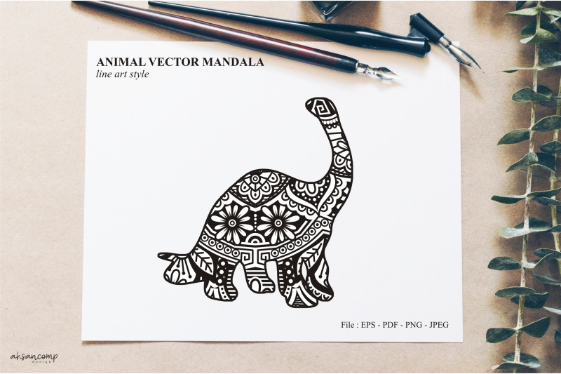 animal-vector-mandala-line-art-style