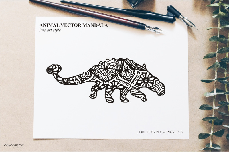 animal-vector-mandala-line-art-style