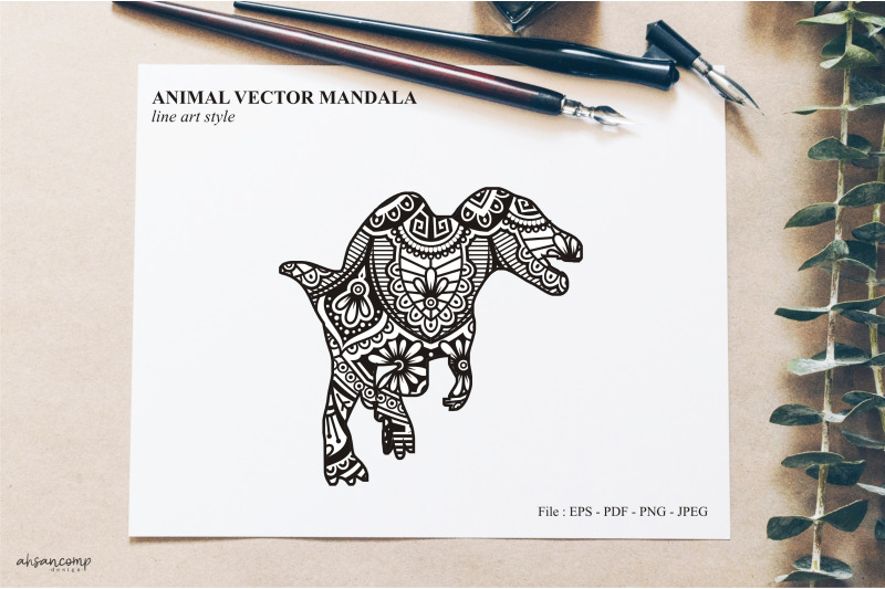 animal-vector-mandala-line-art-style