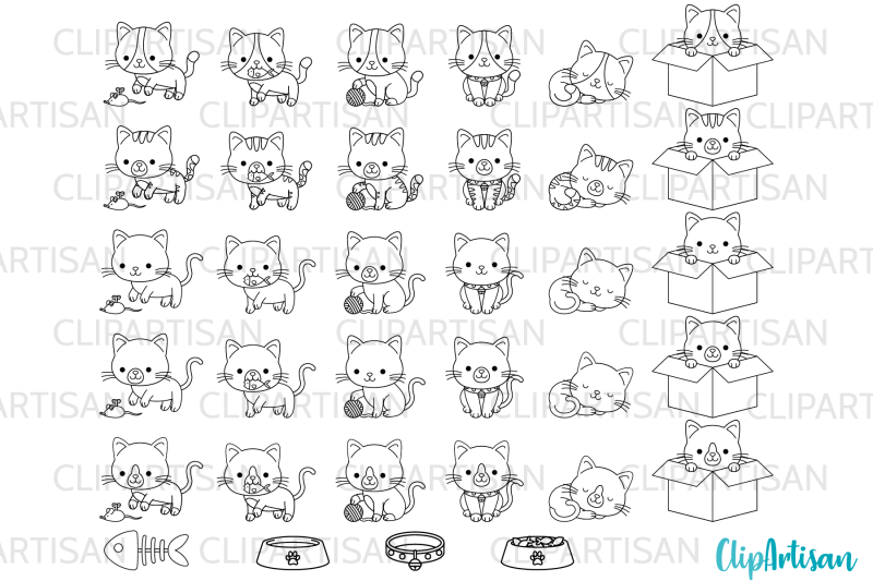 kittens-clipart-cute-kitty-cats-kitties-pets-graphics-digital-stamps-png-jpeg-svg