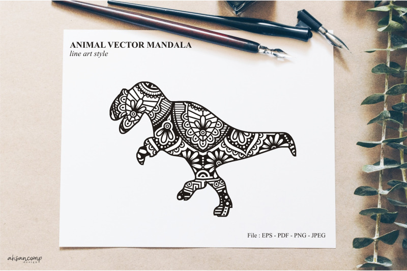 animal-vector-mandala-line-art-style