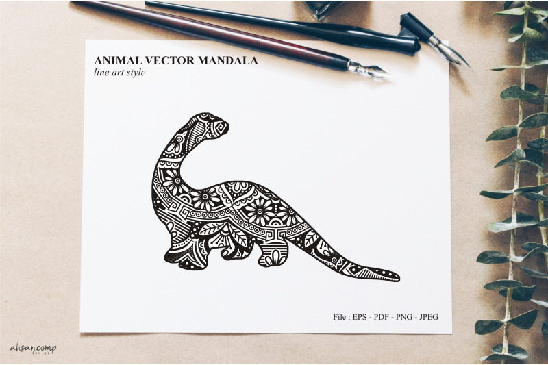 animal-vector-mandala-line-art-style