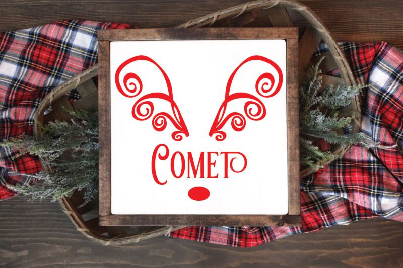 Download Reindeer Names Bundle - 9 Christmas SVG Files By Shannon ...