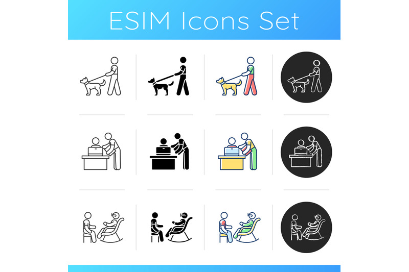 employment-opportunities-icons-set