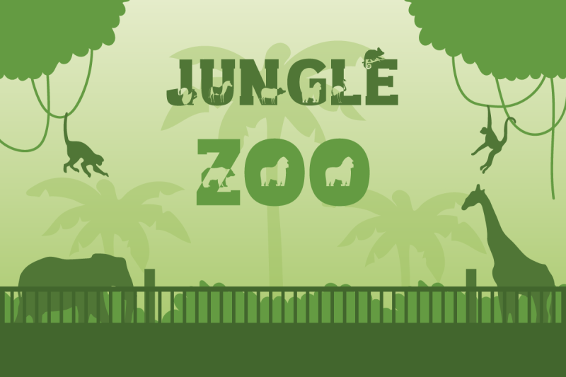jungle-zoo-animal-font