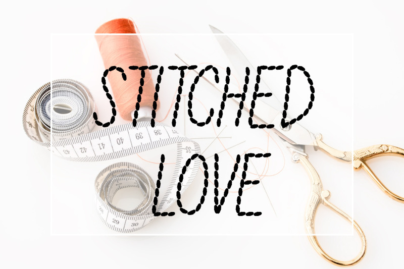 stitched-love-font