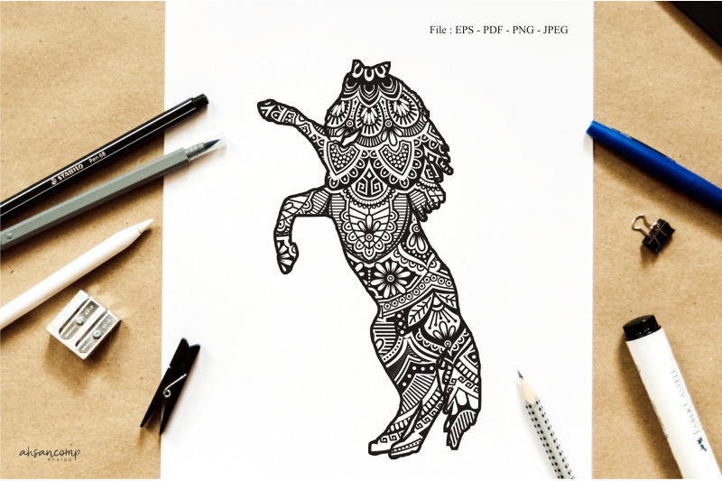 animal-vector-mandala-line-art-style