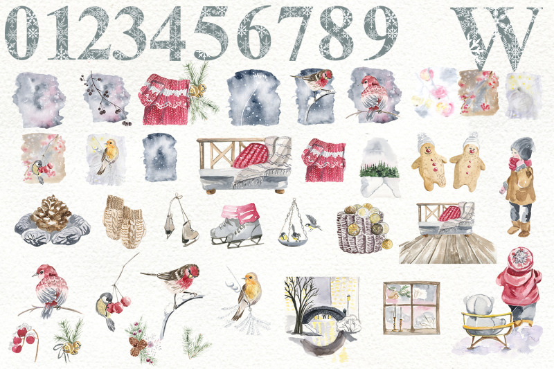 winter-advent-calendar-set