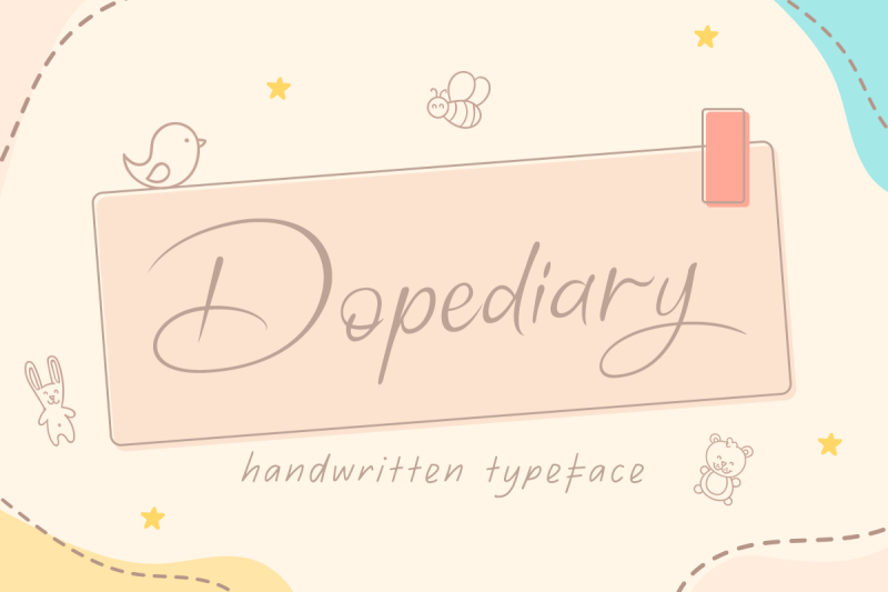 dopediary-handwritten-typeface