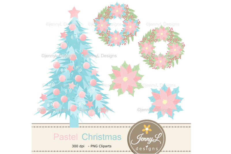 pastel-christmas-digital-paper-and-clipart
