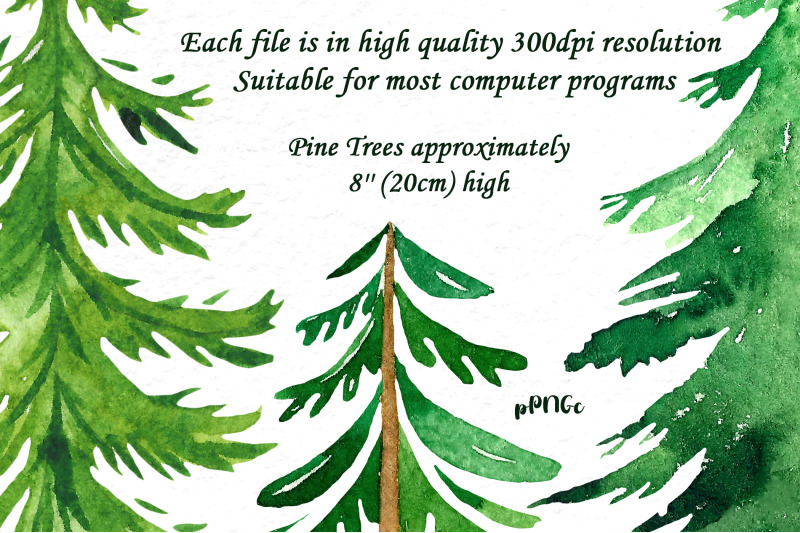 watercolor-pine-trees-clipart-christmas-tree-clipart
