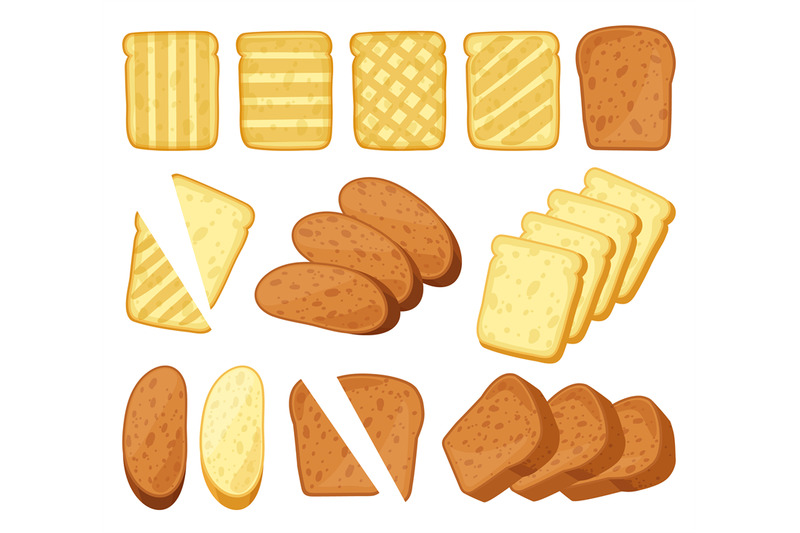 cartoon-toasts-breakfast-toasted-bread-slices-of-bake-roll-pastry-w