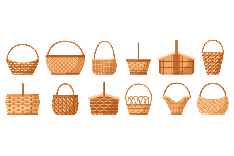 wicker-baskets-picnic-willow-baskets-empty-straw-hampers-decorative