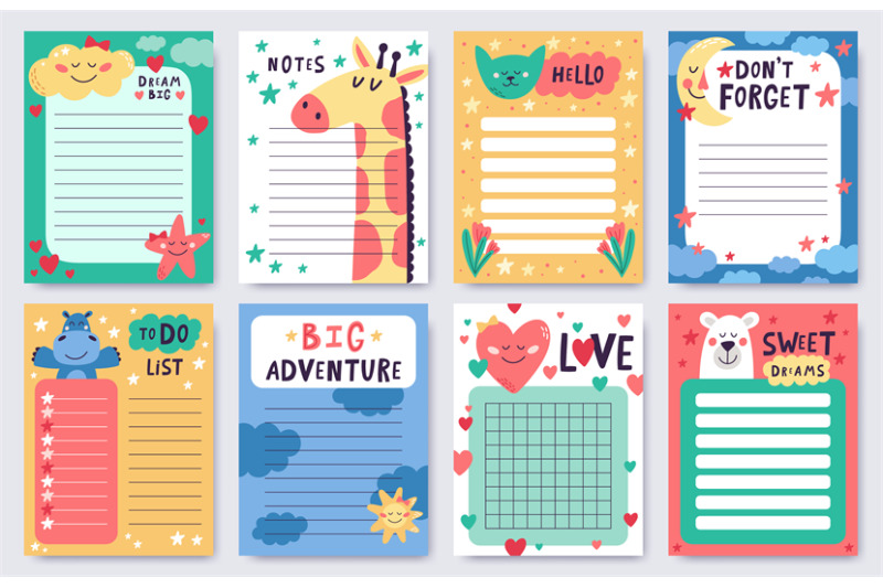 childish-planners-cute-nursery-notebook-sheets-pack-goal-achievement