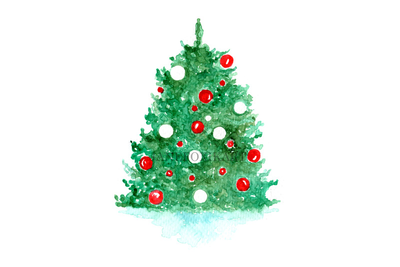 christmas-tree-illustration-seamless-pattern