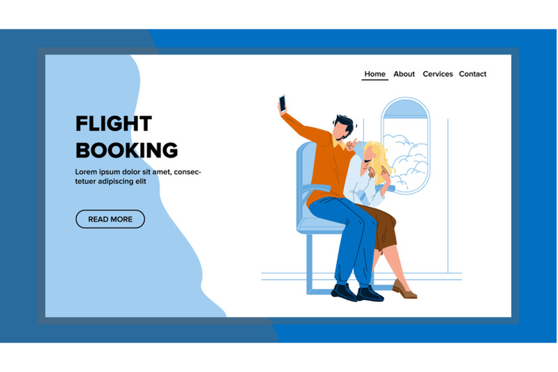flight-booking-online-internet-service-vector