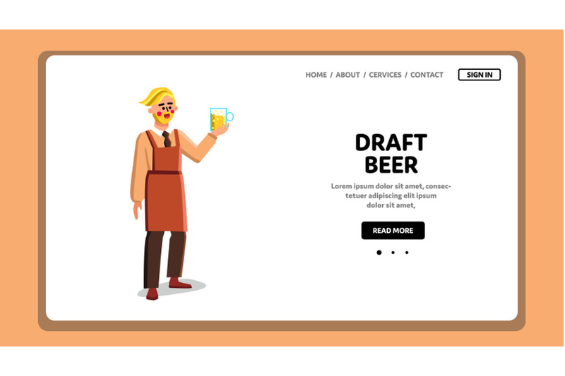 draft-beer-drink-glass-holding-pub-client-vector