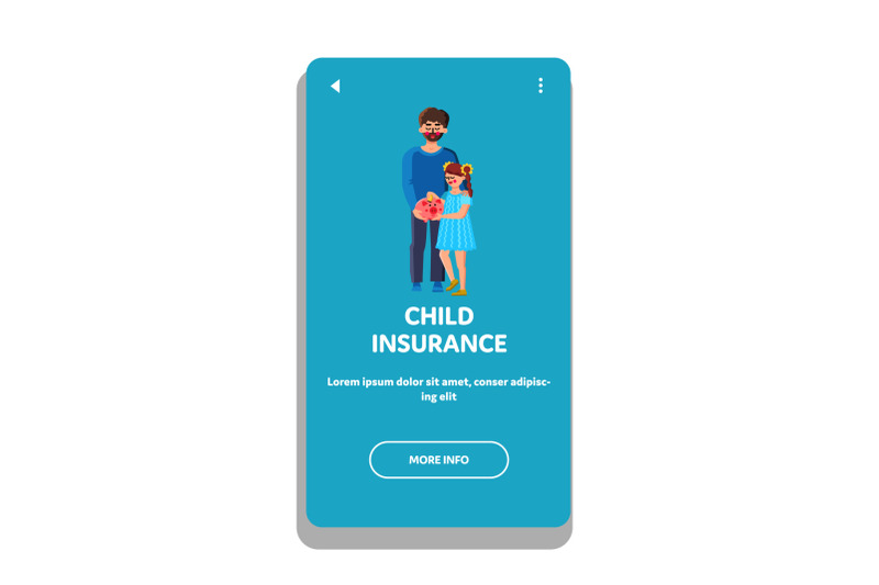 child-insurance-family-economy-strategy-vector