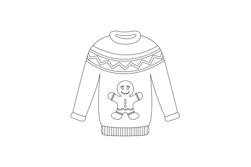 christmas-sweater-outline-icon-vector