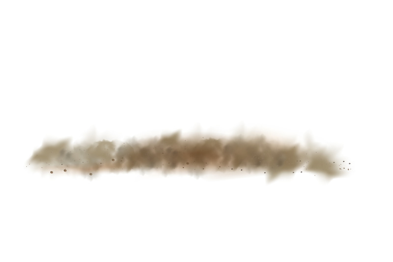 dust-sand-cloud-on-dirty-road-from-car-vector