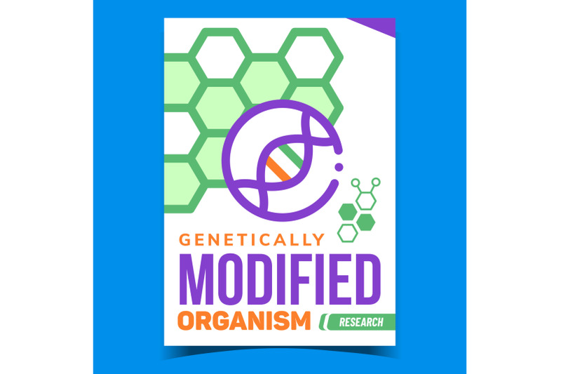 genetically-modified-organism-promo-banner-vector