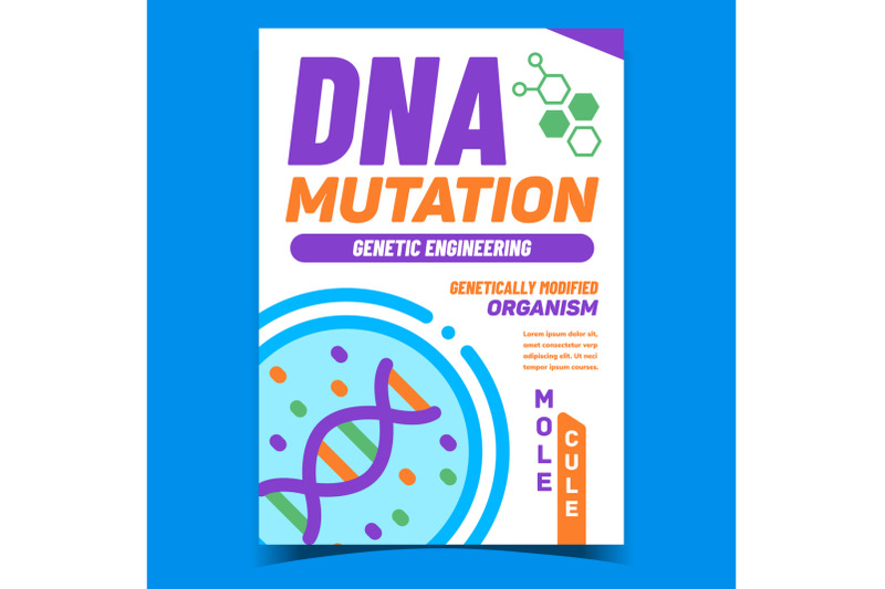 dna-mutation-creative-promotion-poster-vector