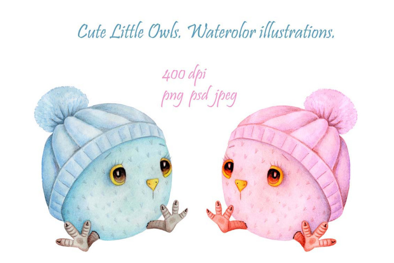 cute-little-balls-owls-watercolor