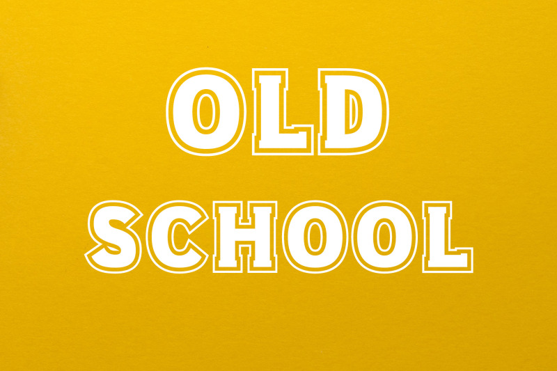 old-school-80s-font