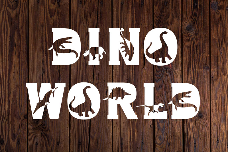 dino-world-dinosaur-font