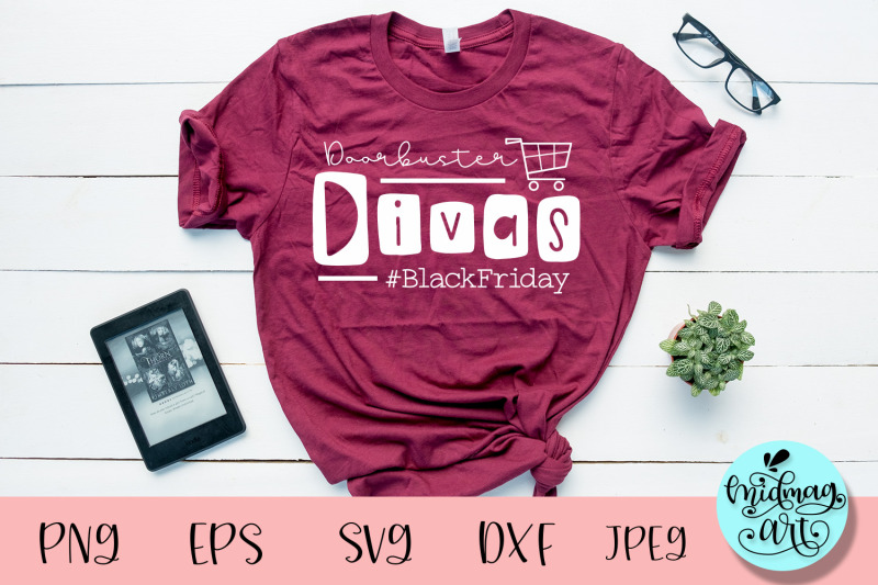Door buster divas svg, Black friday shirt svg SVG by Designbundles