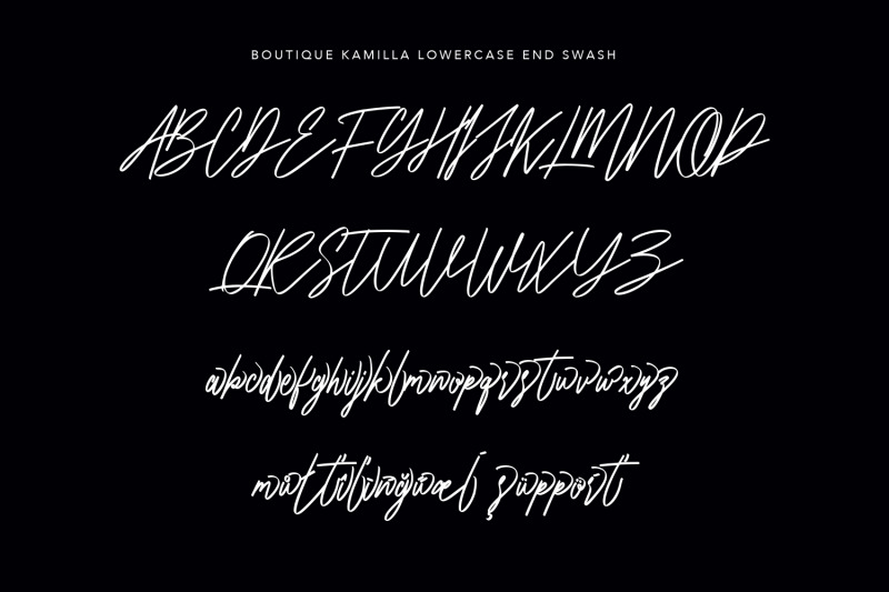 boutique-kamilla-signature-typeface