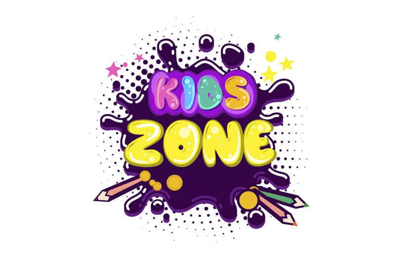 kids-zone-inscription-in-cartoon-style-cartoon-colorful-card