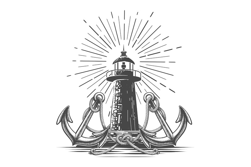 vintage-light-house-illustration-in-engraving-style
