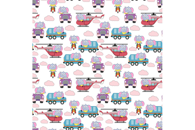 pattern-design-with-cute-animal-cartoon-ornament