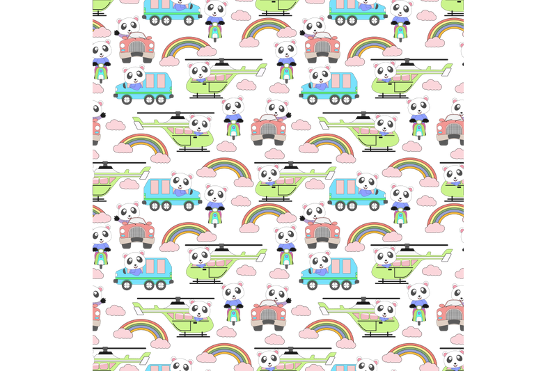 pattern-design-with-cute-animal-cartoon-ornament