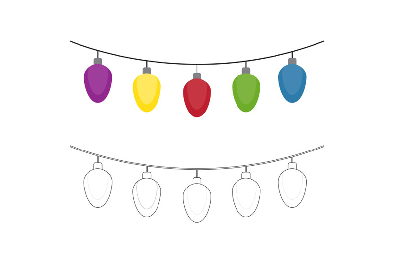 christmas-lights-fill-outline-icon