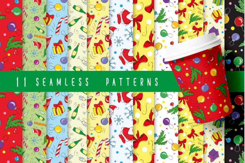 11-seamless-patterns-christmas-set