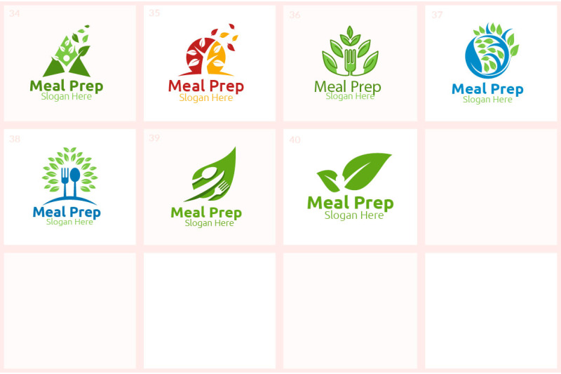 40-meal-prep-logo-bundle