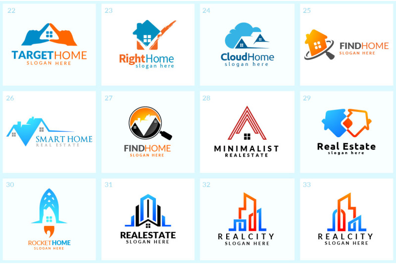 45-real-estate-logo-bundle