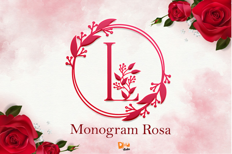 monogram-rosa-font