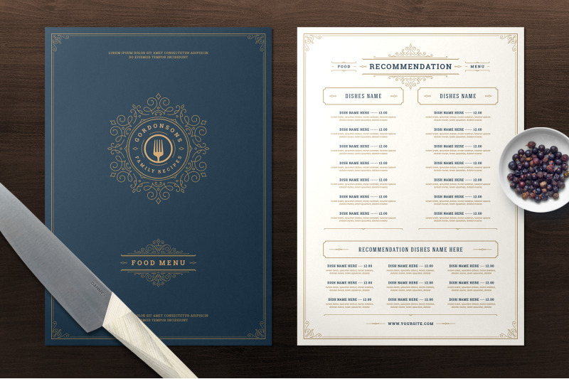 restaurant-menu-template-and-logo