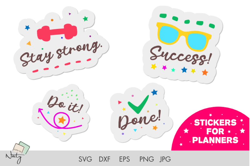 funny-stickers-for-planners-svg-dxf-set