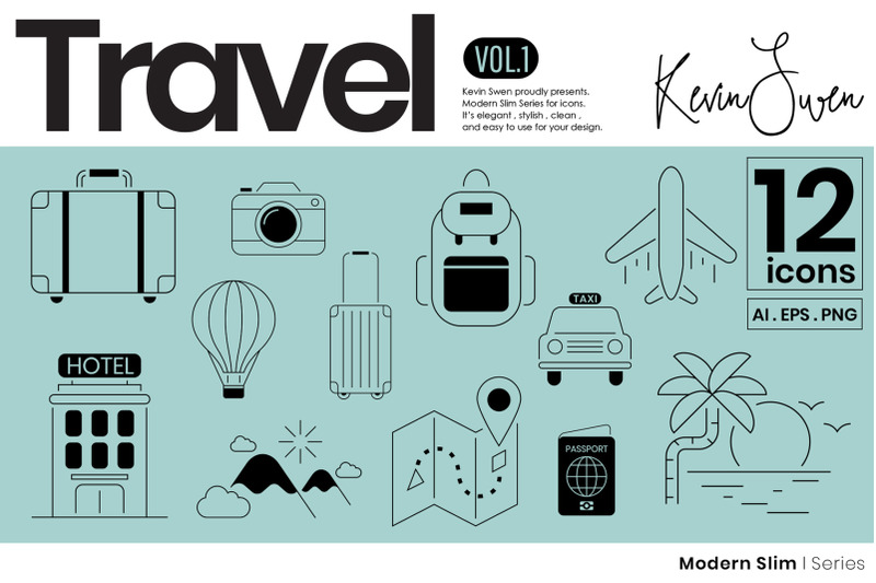 travel-icons-set