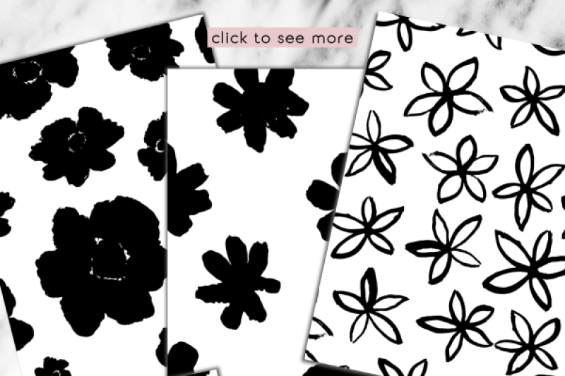 hand-painted-floral-patterns-set