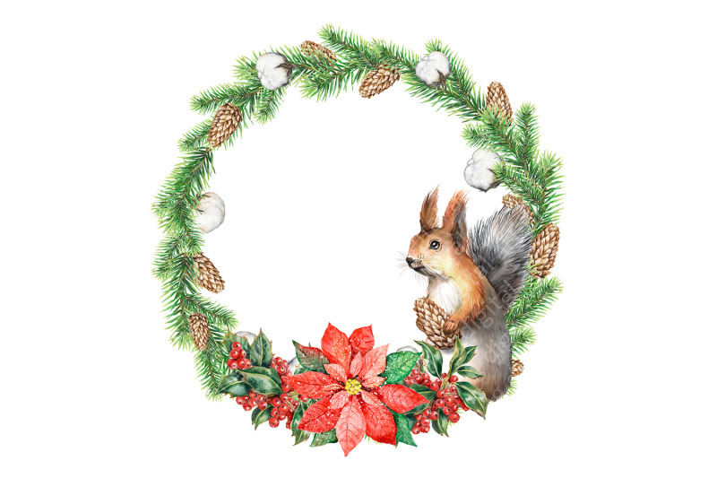 christmas-wreaths-watercolor-set-holiday-wreaths-new-year-holiday