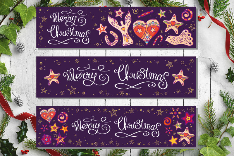 christmas-set-with-festive-handdrawn-elements