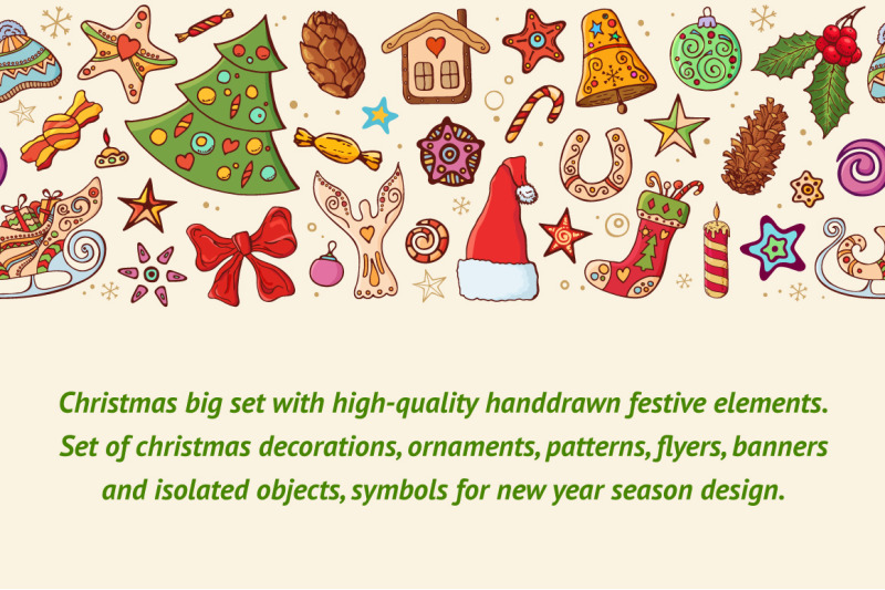 christmas-set-with-festive-handdrawn-elements