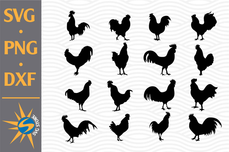 rooster-silhouette-svg-png-dxf-digital-files-include