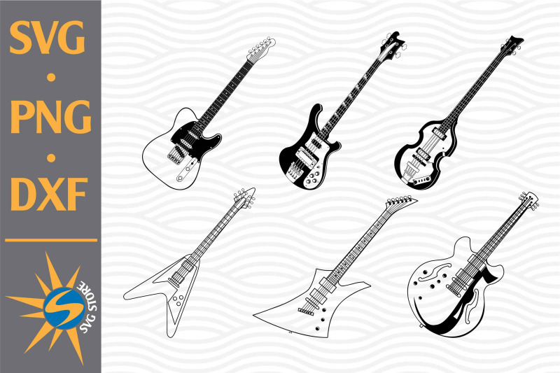 guitar-svg-png-dxf-digital-files-include